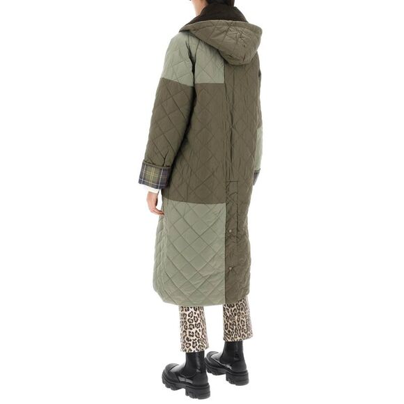 BARBOUR x GANNI Trench Trapuntato Burghley - Picture 3 of 4